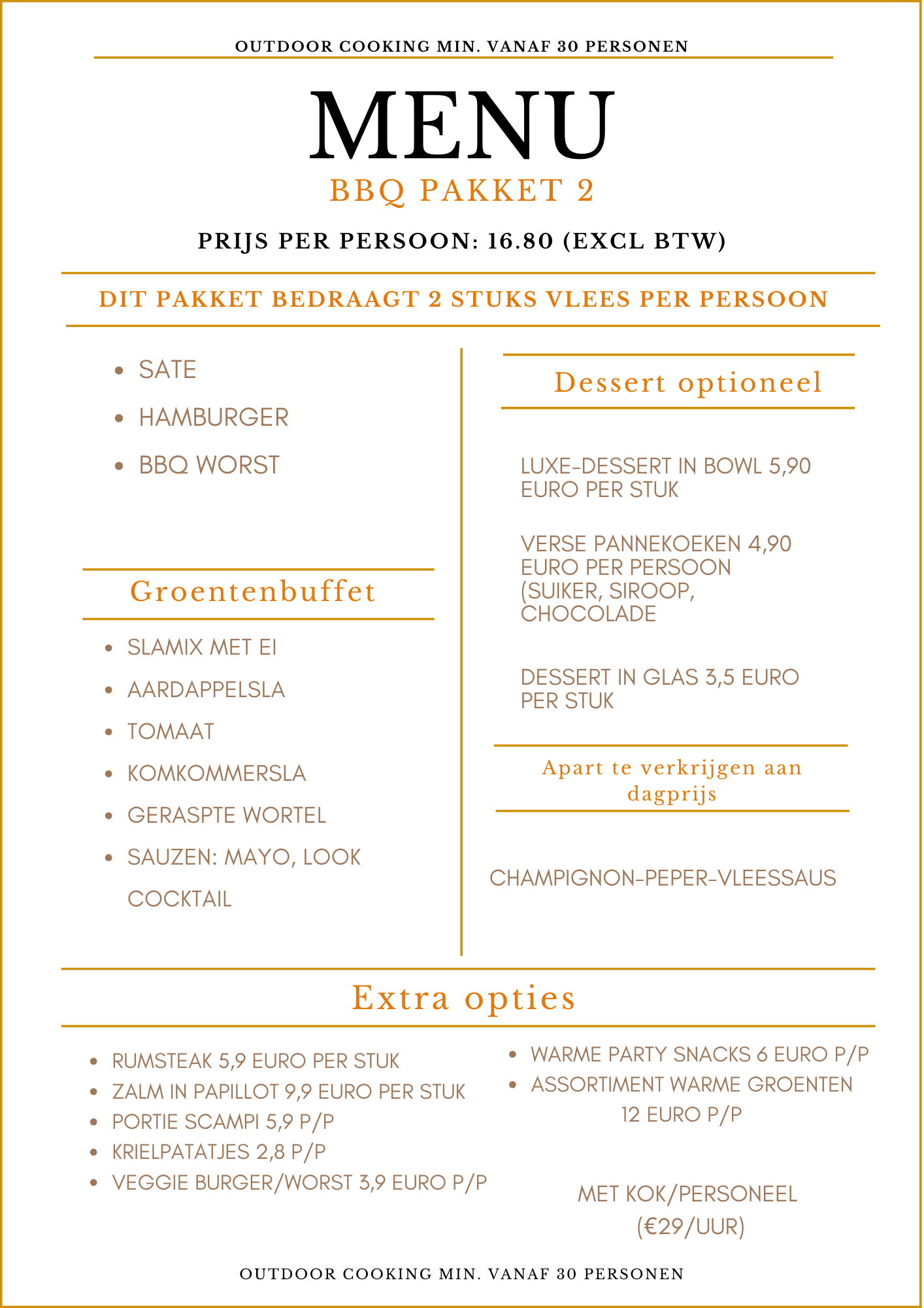 Ambachtelijke slager-traiteur met verse producten