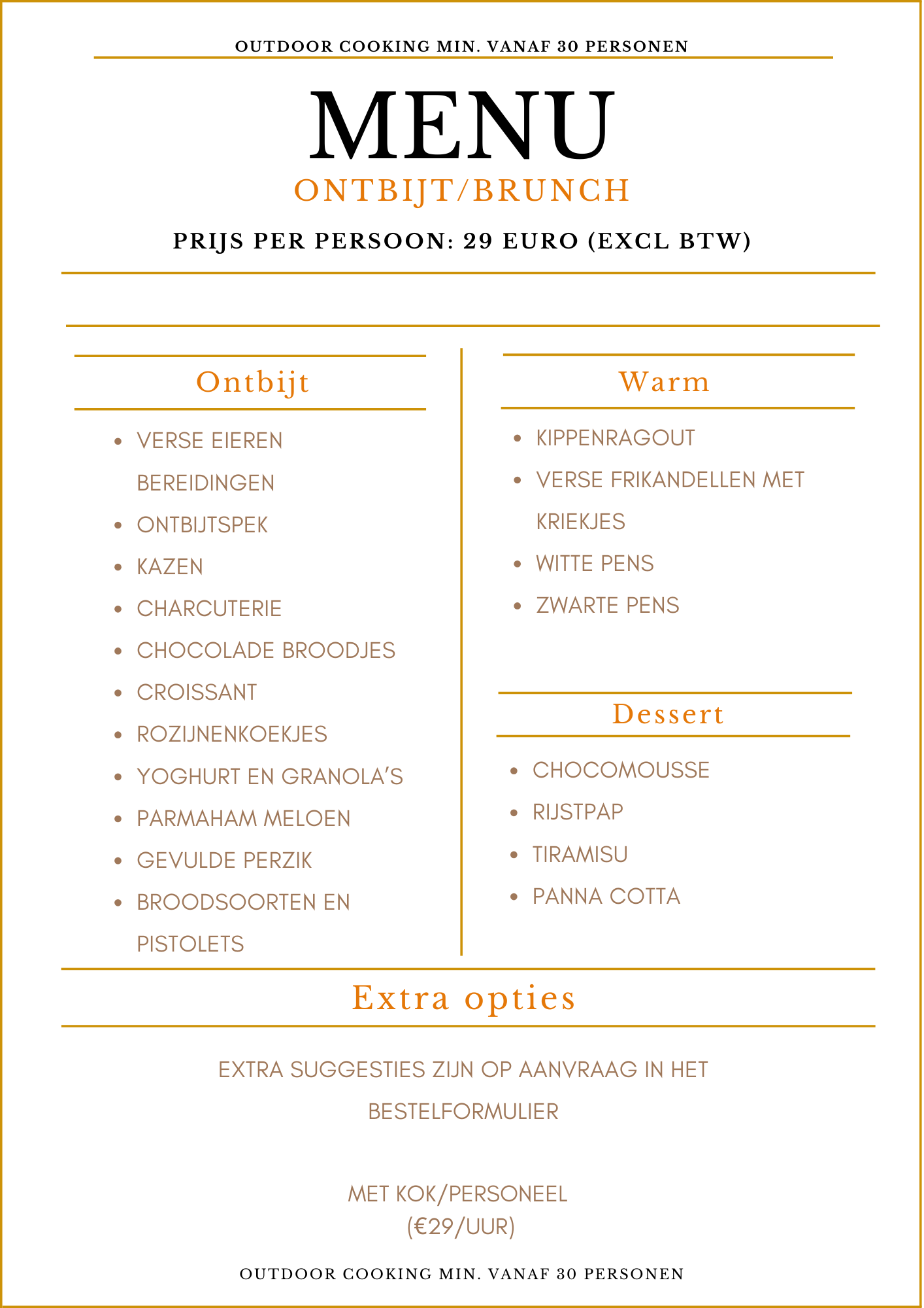 Ambachtelijke slager-traiteur met verse producten